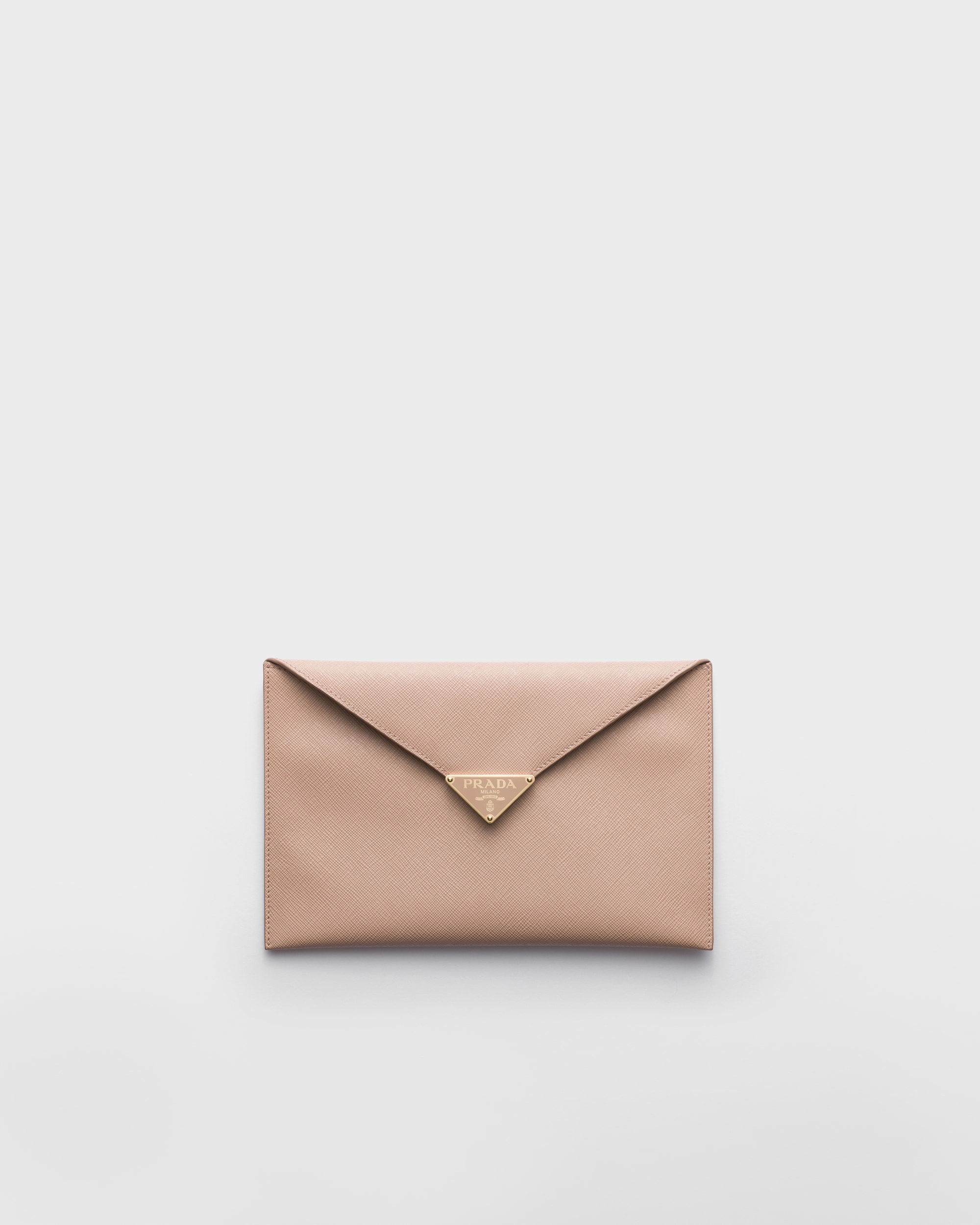Prada Saffiano leather envelope clutch - Image 1